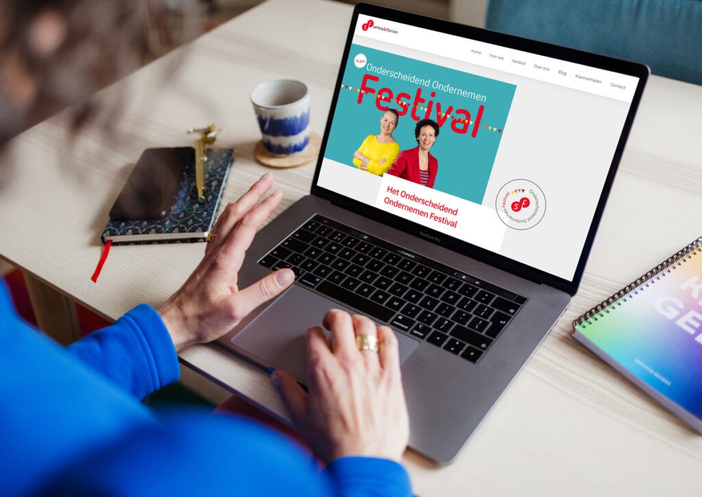 Website festival voorbeeld projectstijl, ontwerp, grafisch